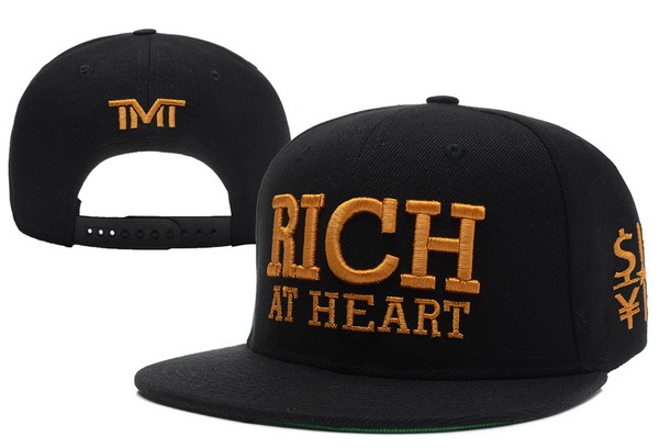 TMT Rich At Heart Black Snapback Hat XDF